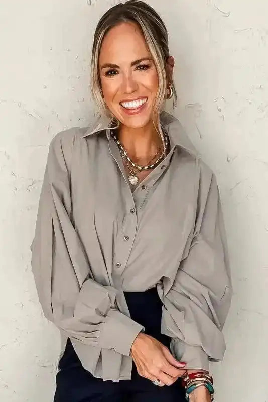 Chemise ample - Coton et lin