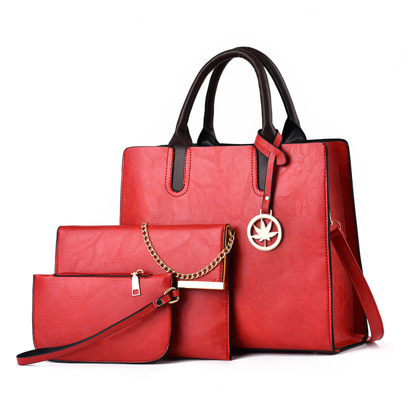 Women's Large Capacity Three-piece Messenger Bag