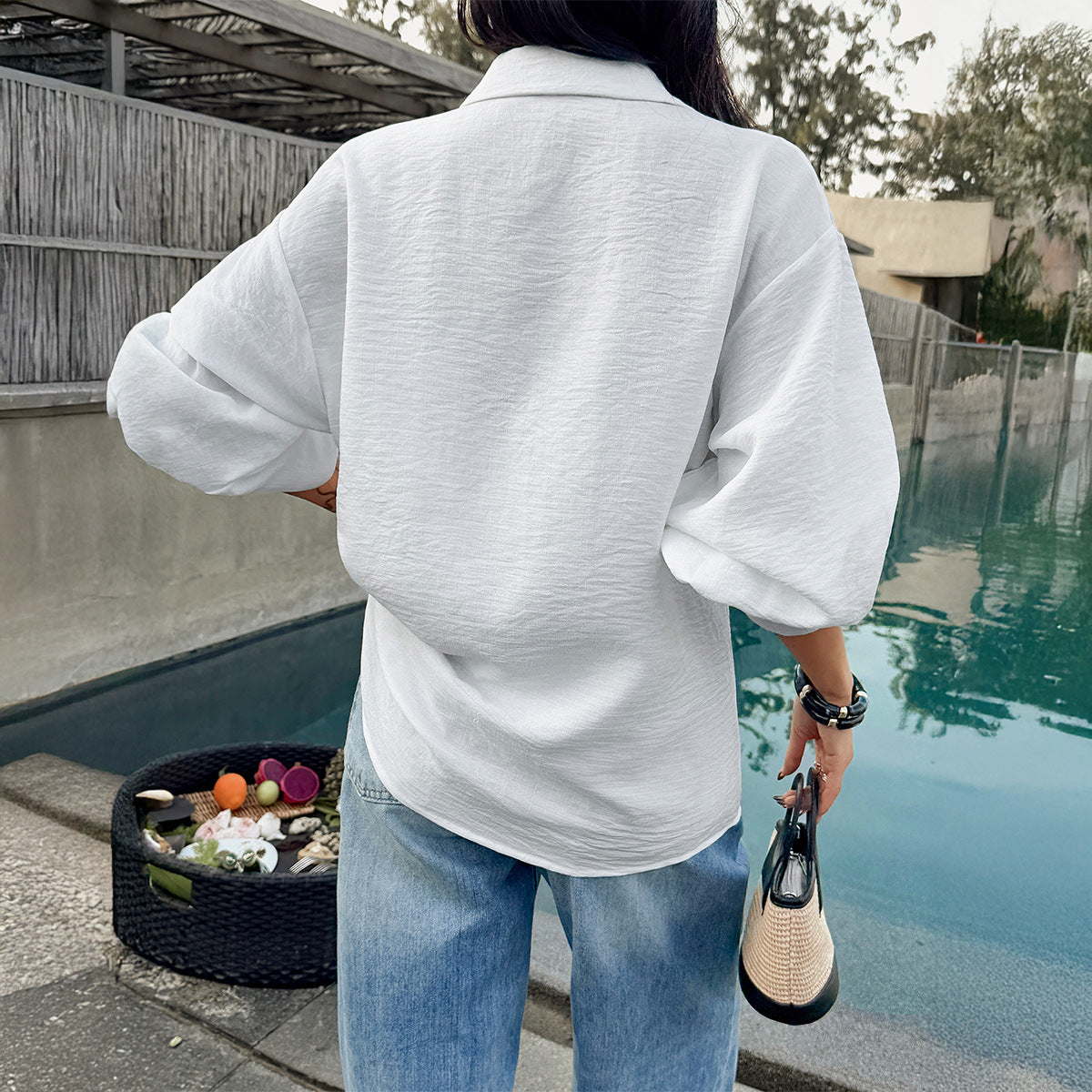 Women's Elegant, Effortless-Style Loose Slimming Shirt