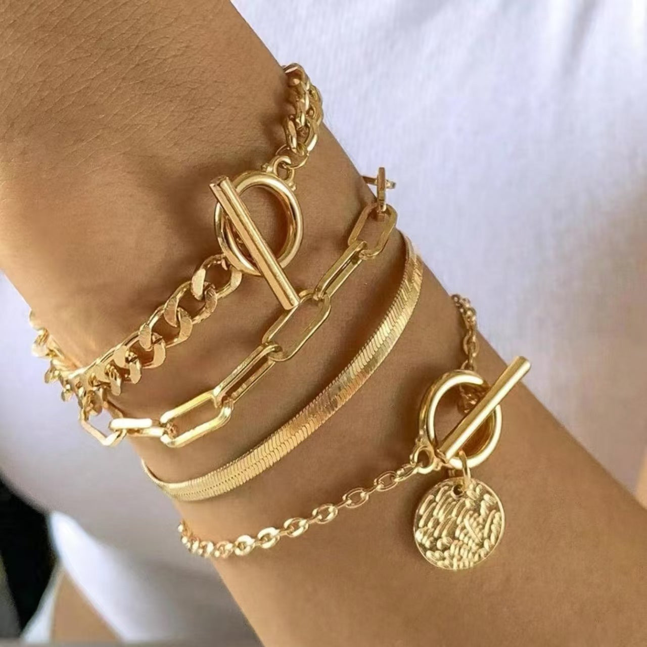 Hip-hop Snakebone Chain Trendy Jewelry Set