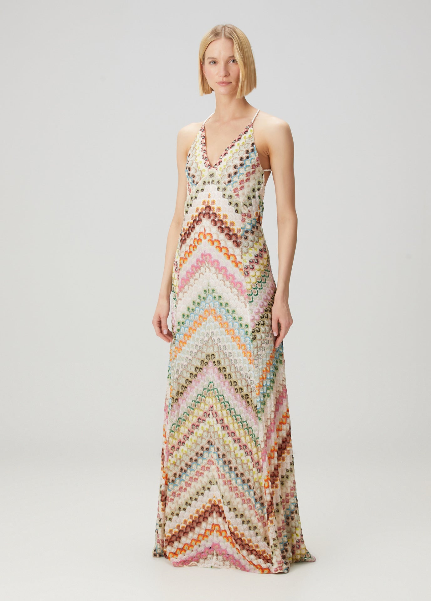 Lace Slip Dress Hand-crocheted Women's