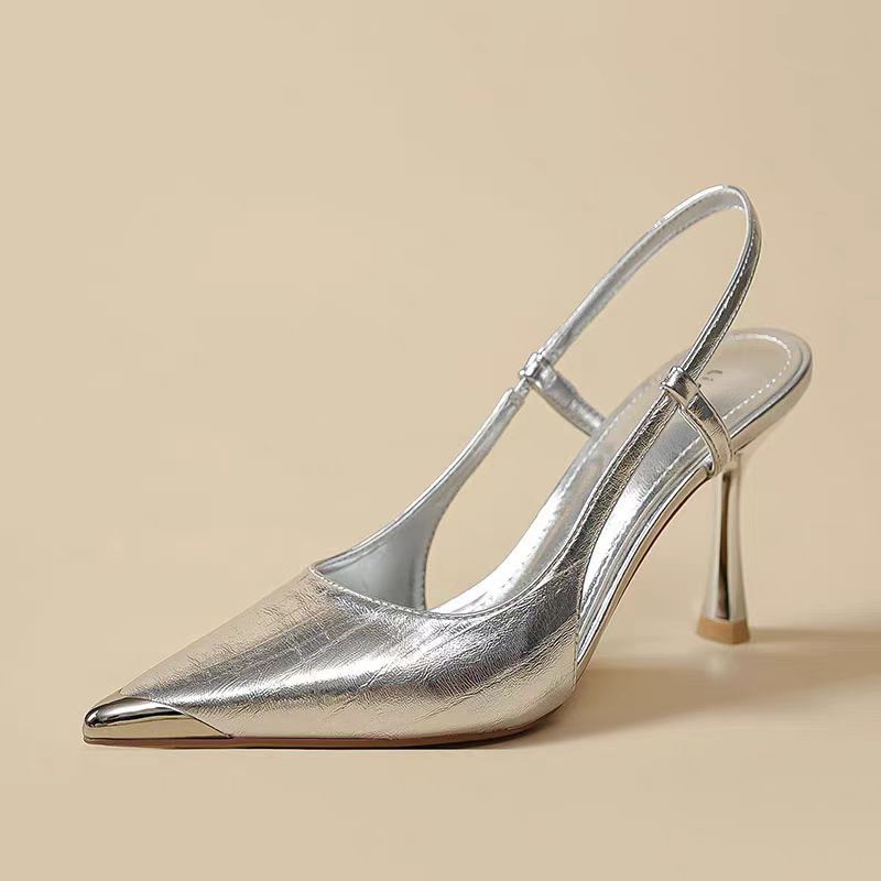 Pointed-toe Color-block Stiletto Heels For Women