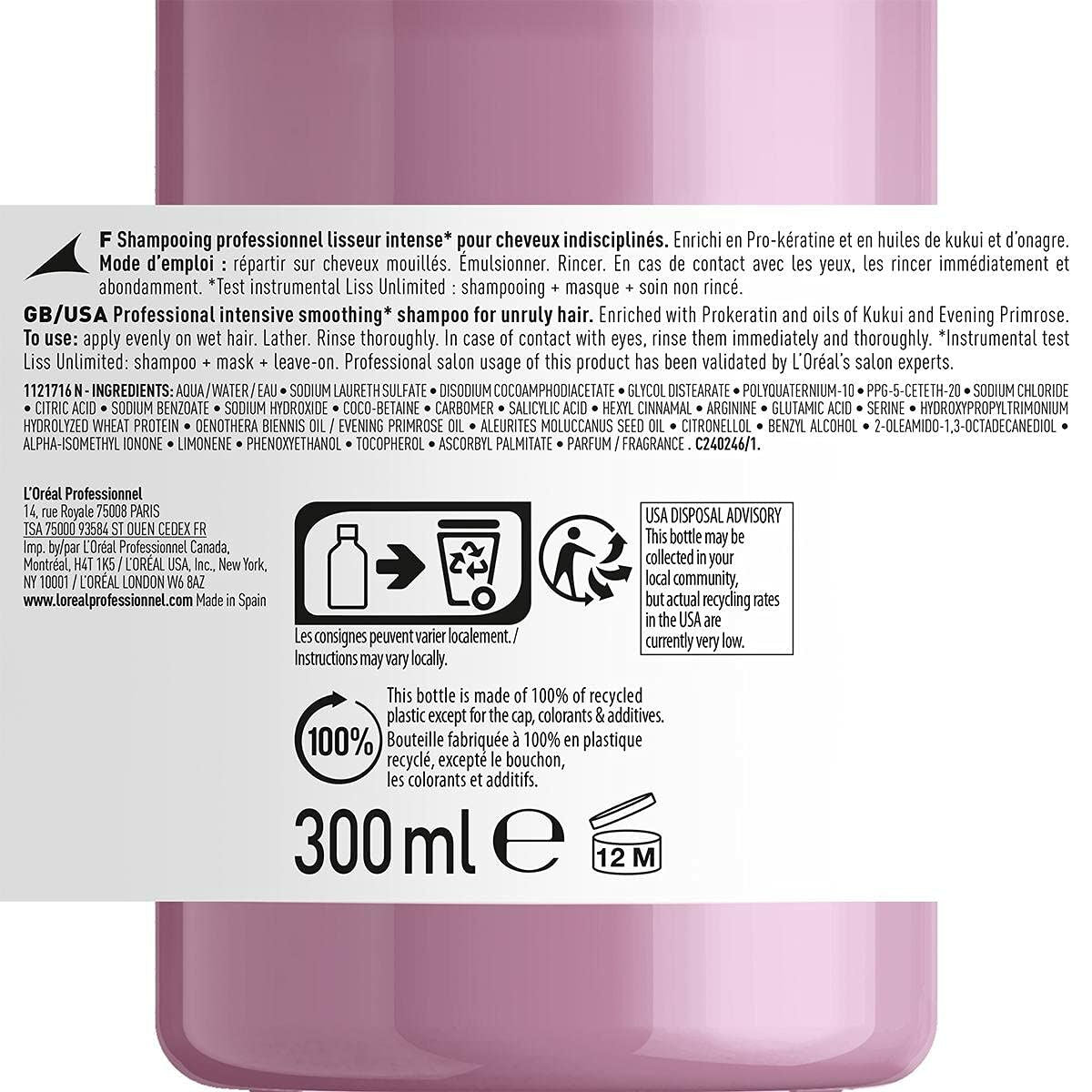 Shampoo L'Oreal Professionnel Paris E3554800-9