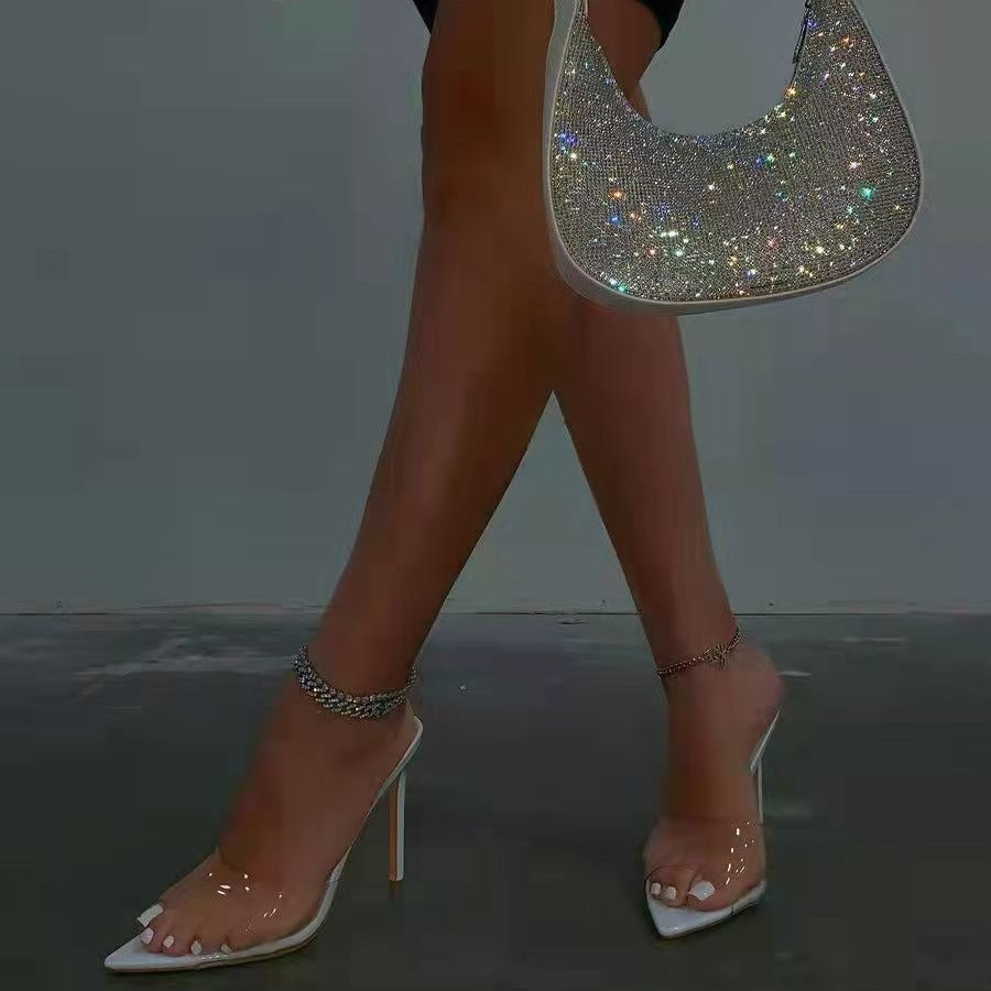 Women's Ultra-high Vamp Stiletto Heel Slippers