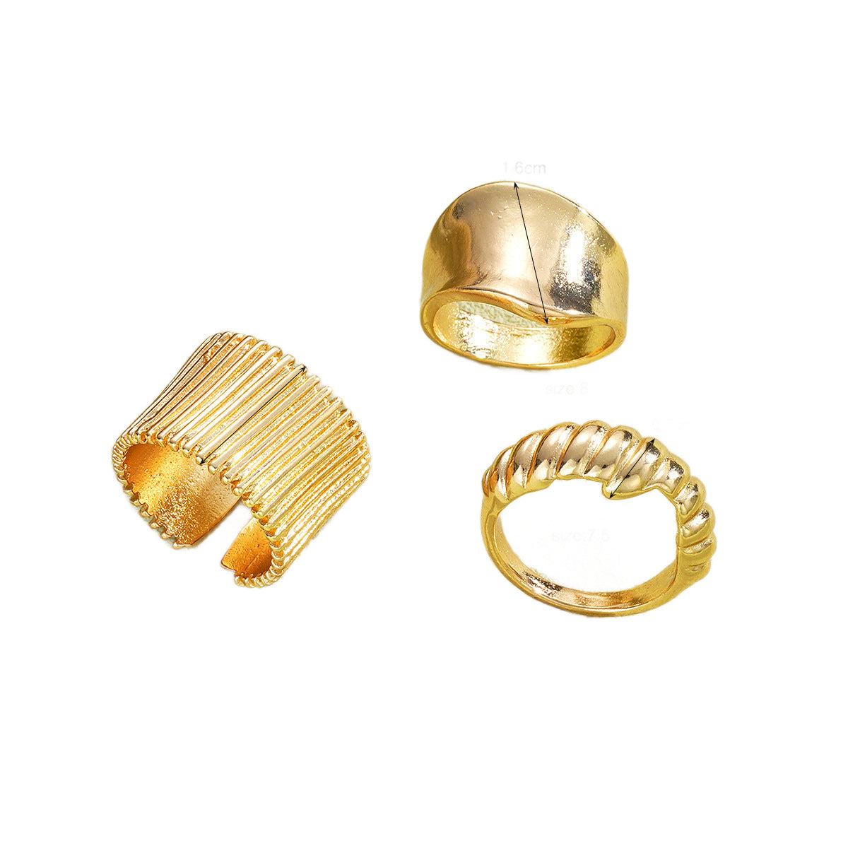 Hemp Rope Wrapped Fashionable Personalized Ring