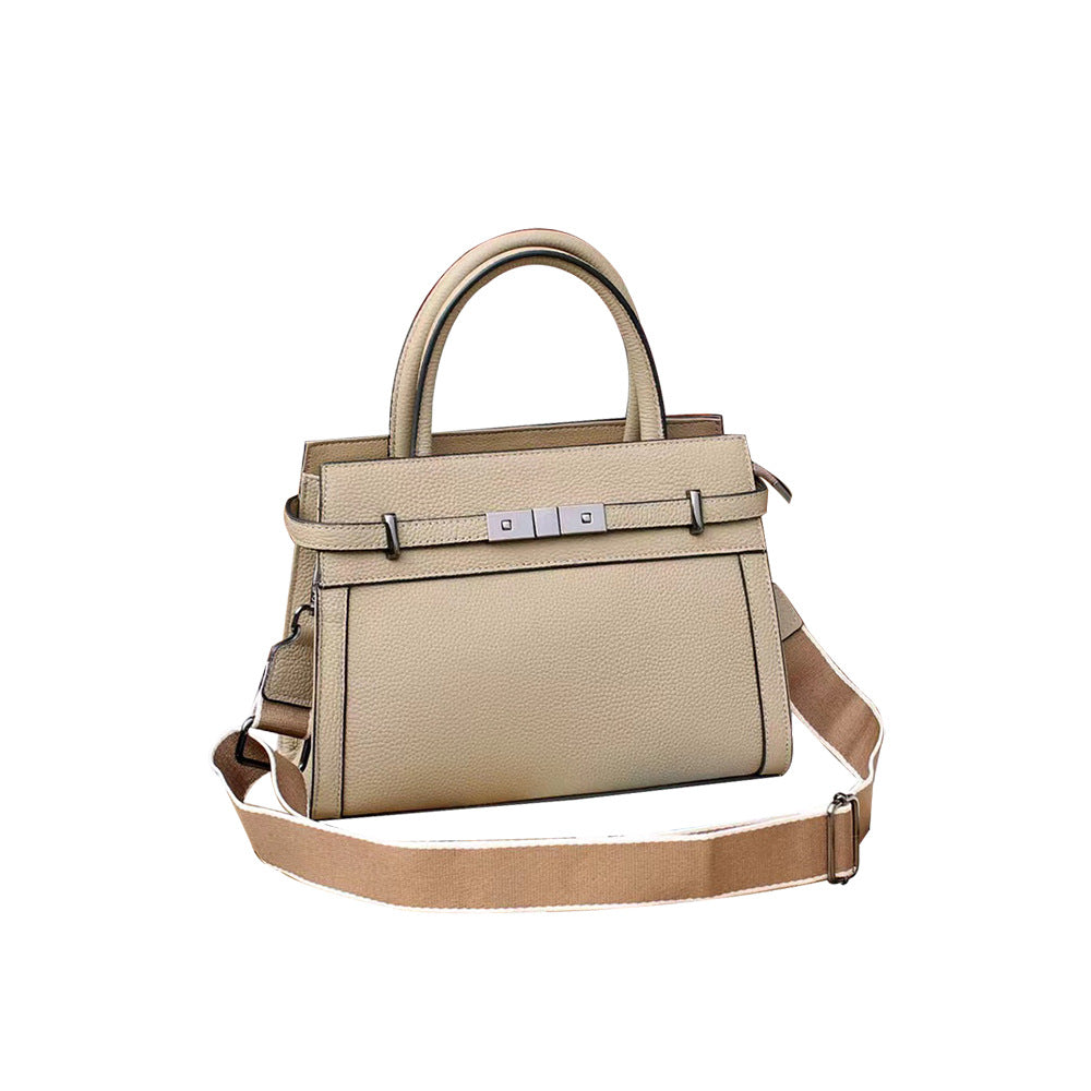 High-Grade Small Square Genuine Leather All-match Shoulder Bag