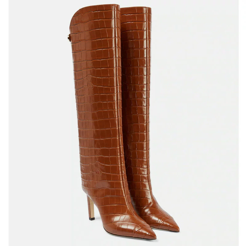 Women's Shoes Pointed-toe Stiletto High-top Boots