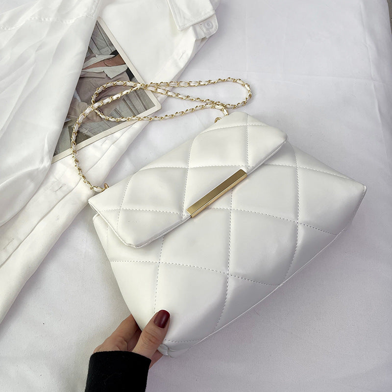 Simple Portable Casual Fashion Crossbody Diamond Embroidery Thread Chain Bag