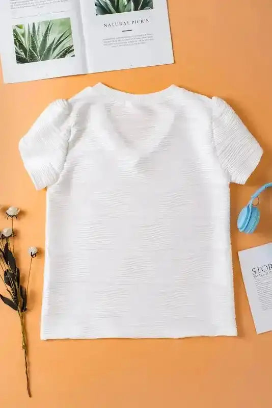 Canvas V-Neck Tee-2