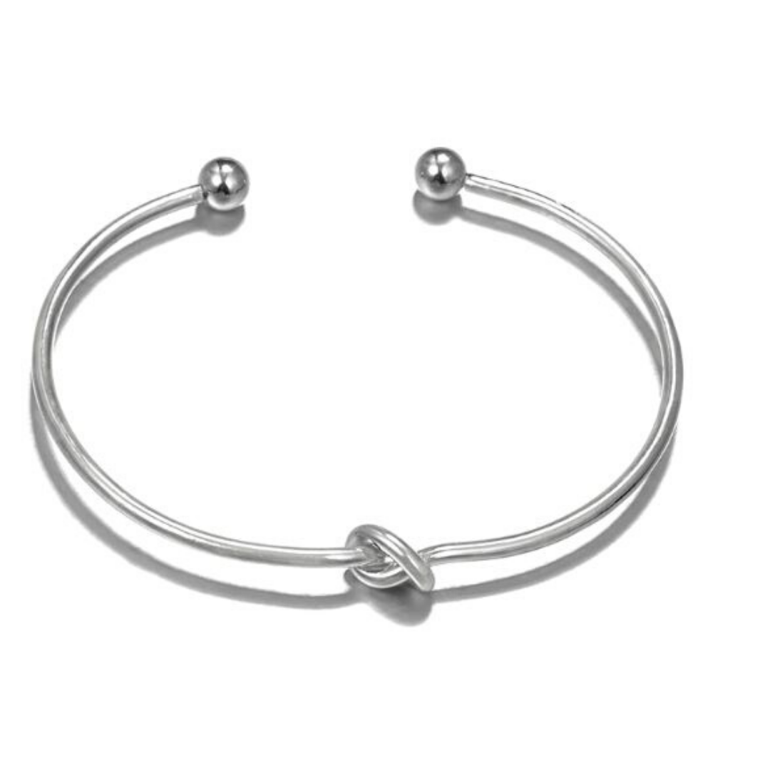Stacked Bracelet Set #7 Silver-4