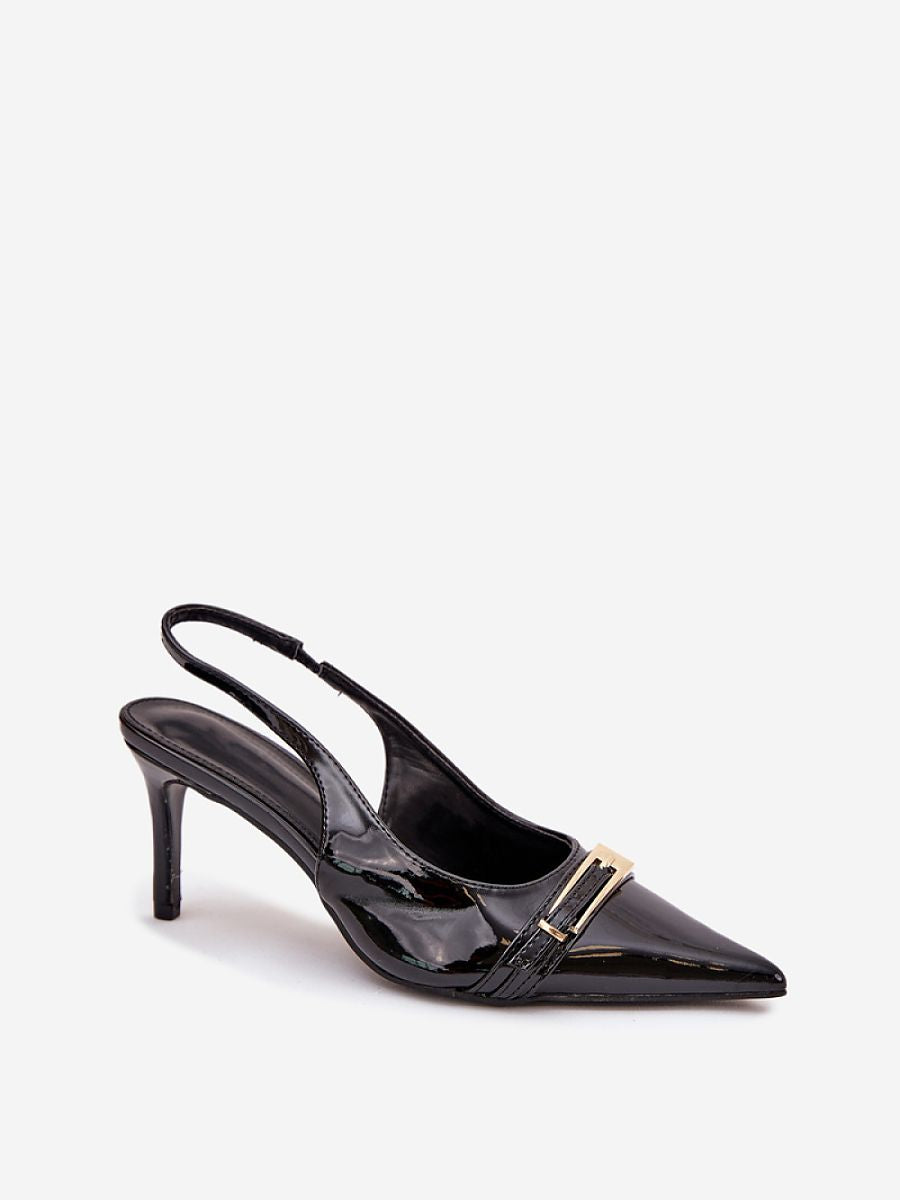 Escarpins bout pointe en simili cuir