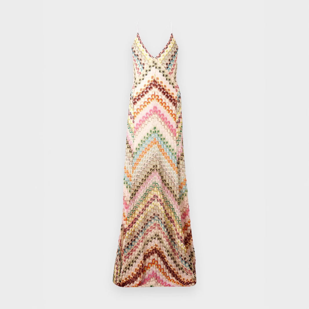 Lace Slip Dress Hand-crocheted Women's