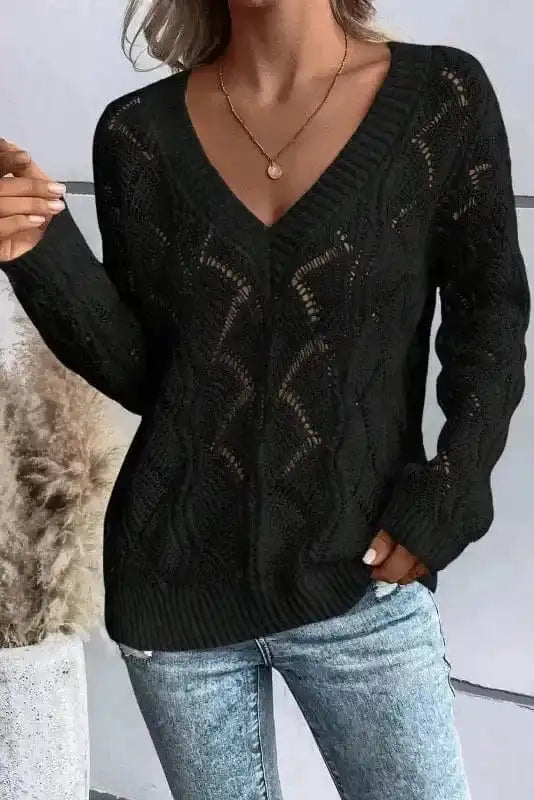 Airy Charm Drop Sweater