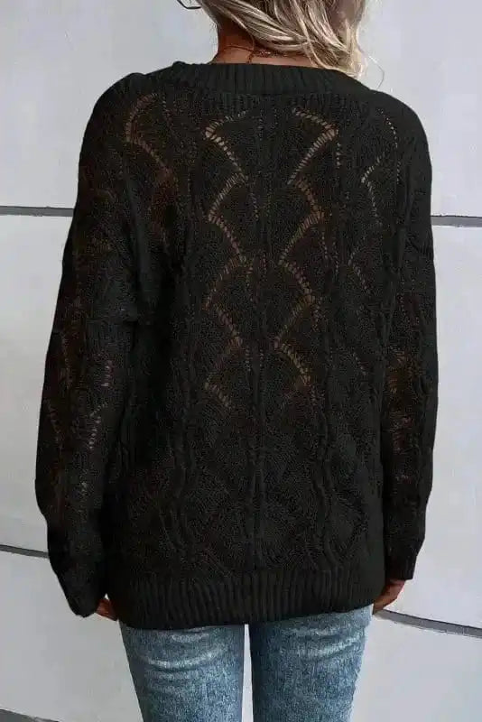 Airy Charm Drop Sweater