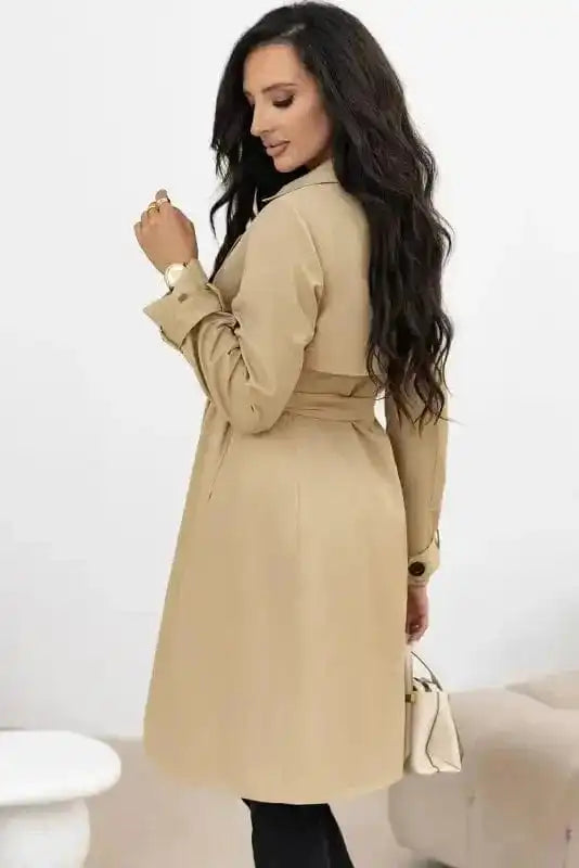 Modern Lapel Wind Coat