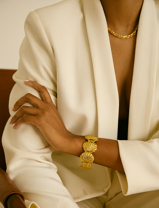 Shell Cuff Bracelet
