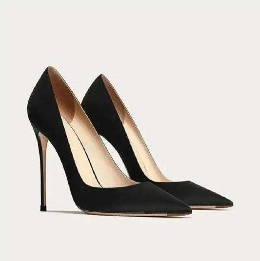 Suede Chic Stiletto Pumps