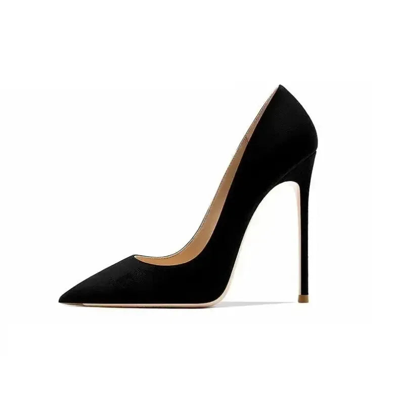 Suede Chic Stiletto Pumps
