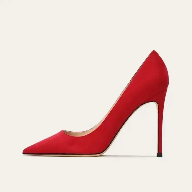Suede Chic Stiletto Pumps