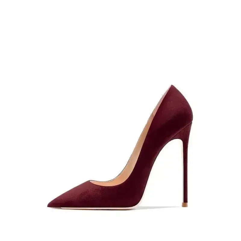 Suede Chic Stiletto Pumps